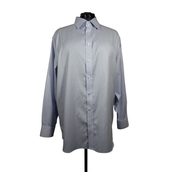 Charles Tyrwhitt men's classic fit non-iron patterned button front shirt 17 - Picture 1 of 13